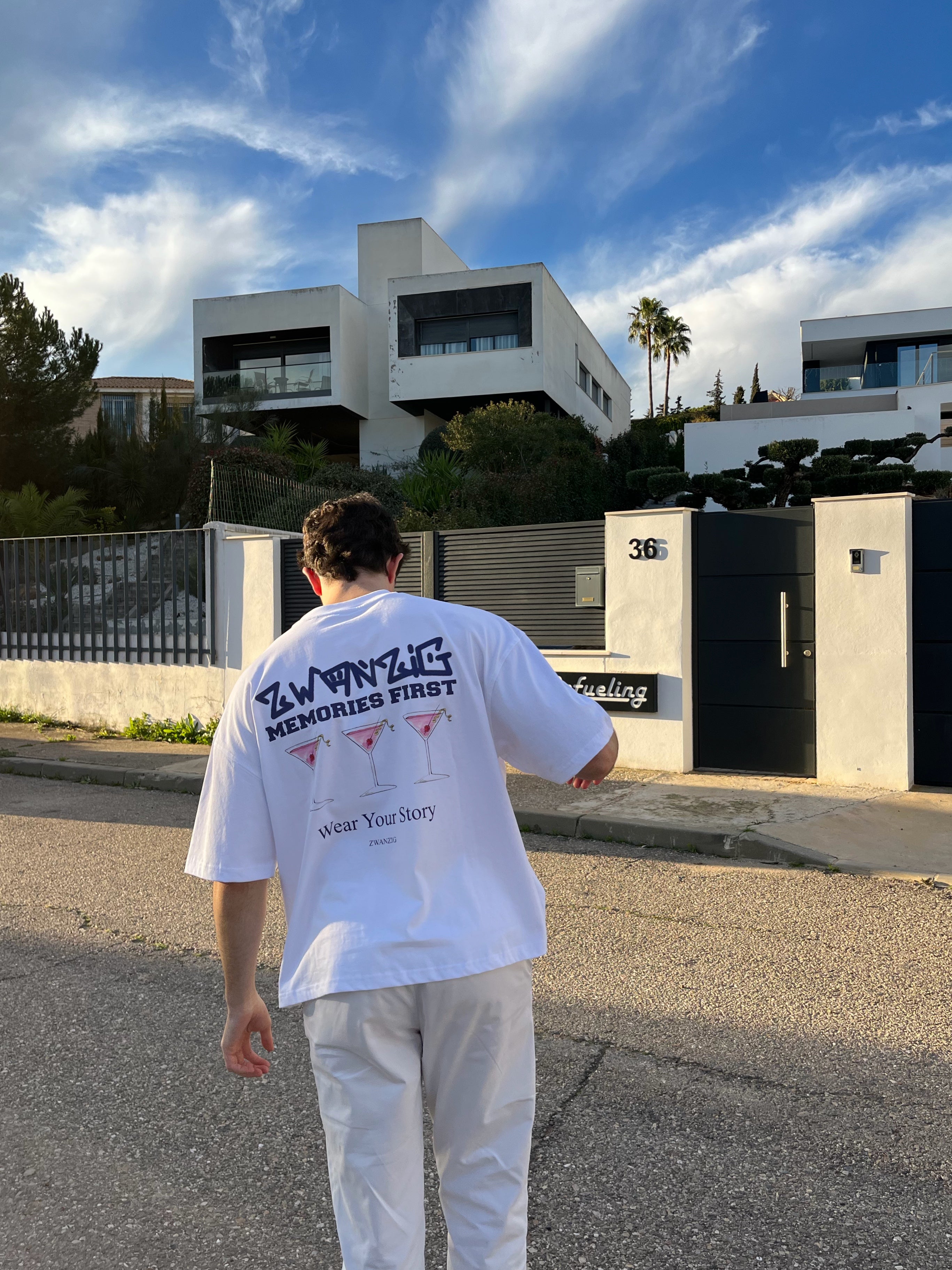 Cocktail T-Shirt White