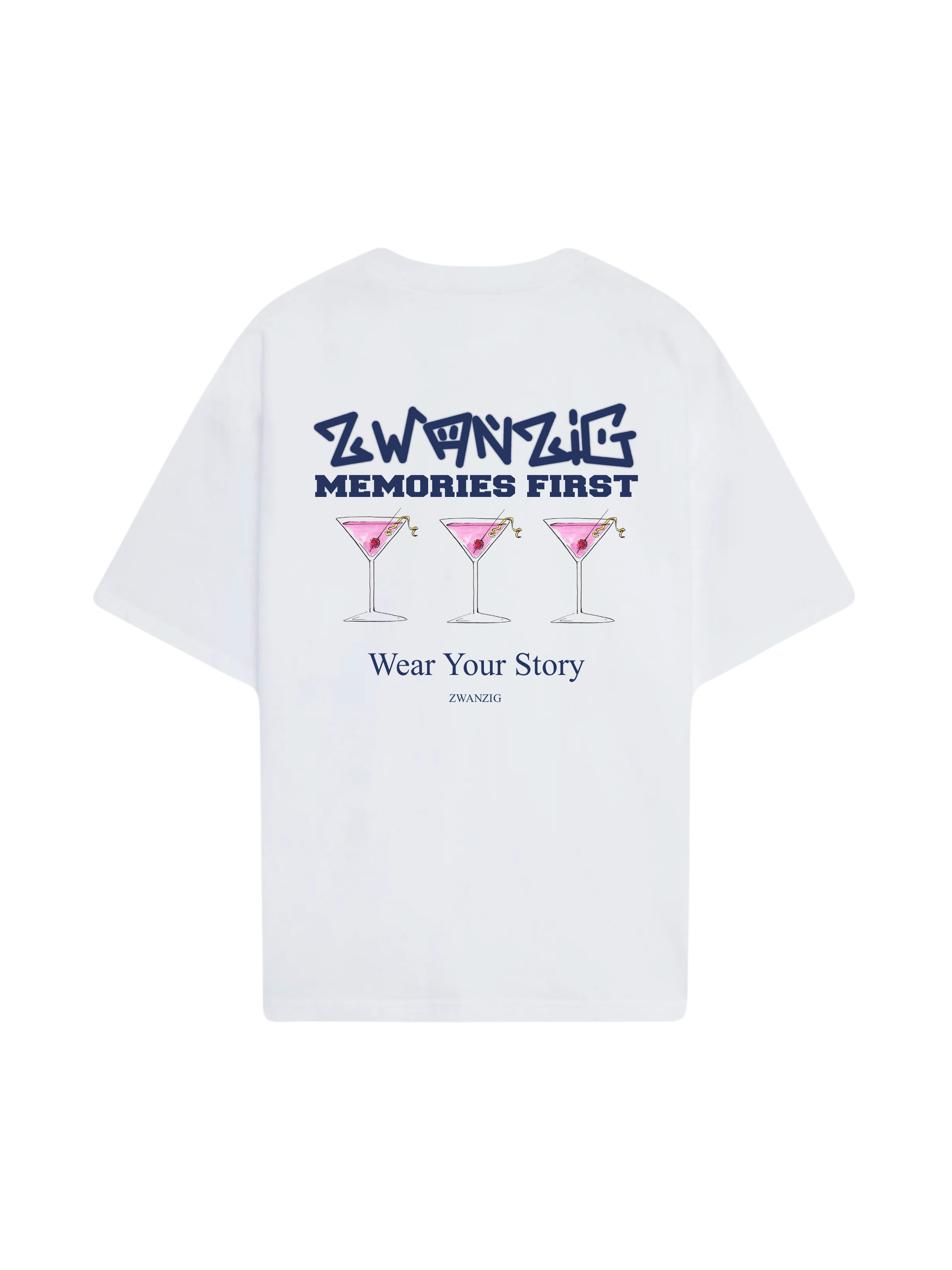 Cocktail T-Shirt White