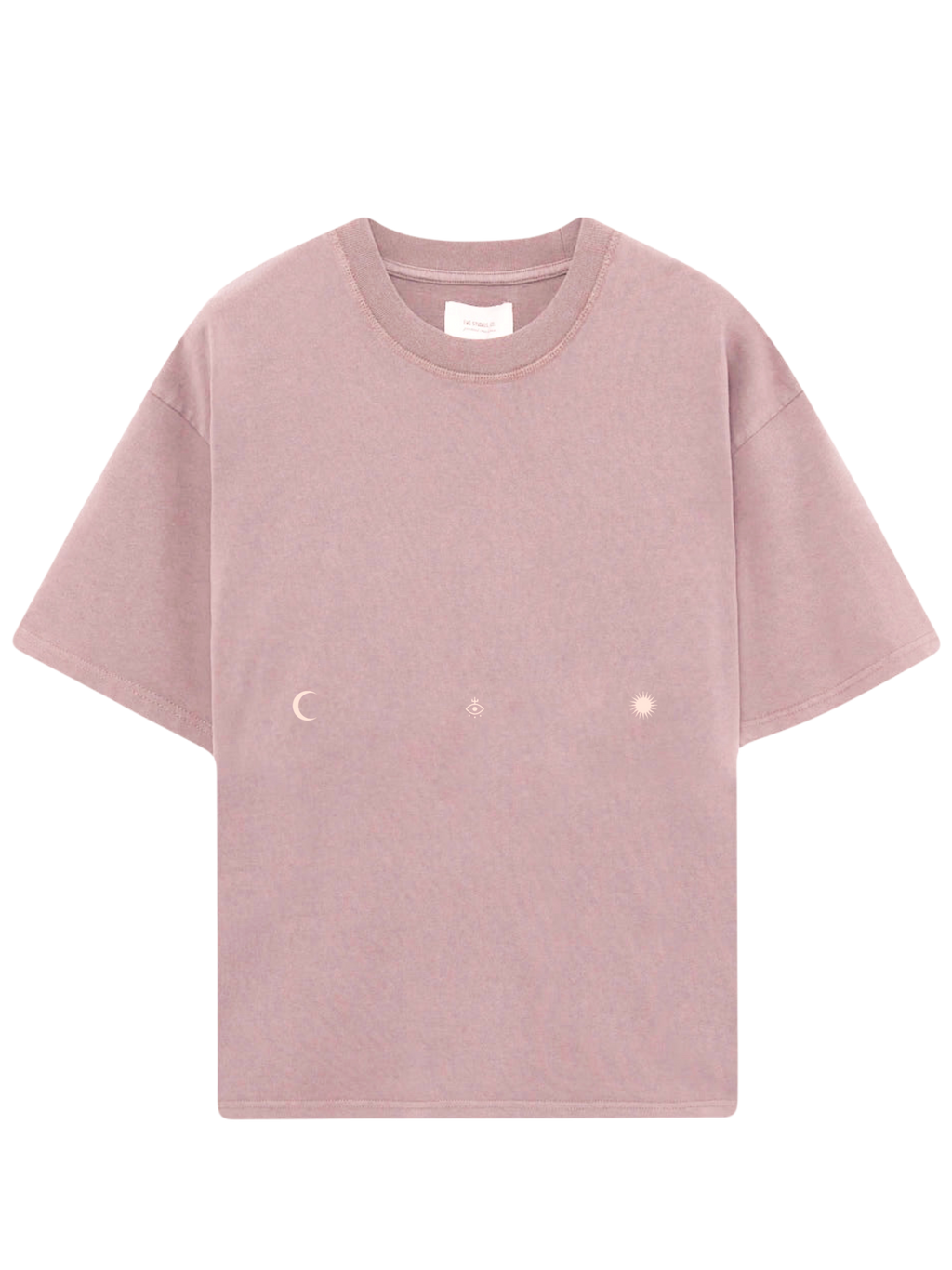 Camiseta  oversize color rosa llamada CALIFORNIA ROSE