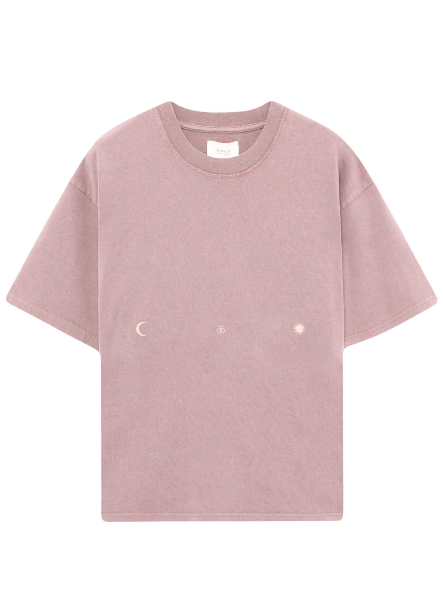 Camiseta  oversize color rosa llamada CALIFORNIA ROSE
