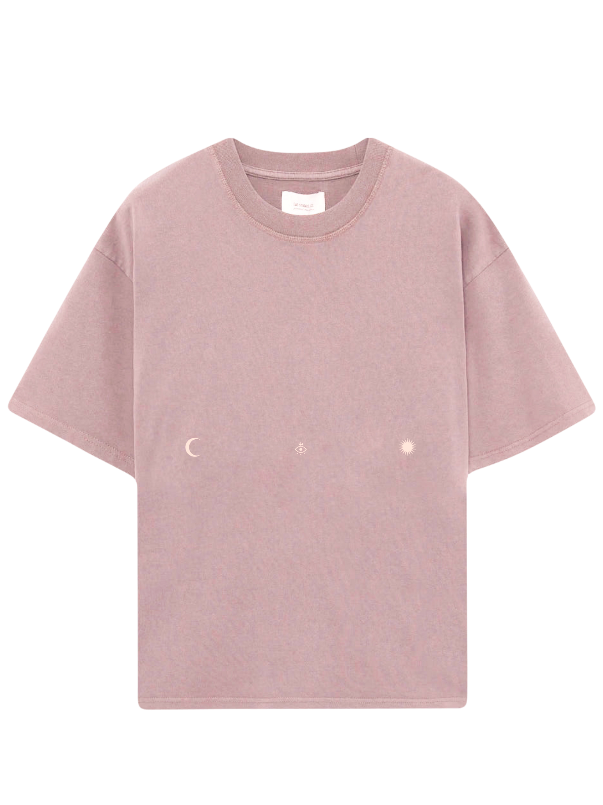 Camiseta  oversize color rosa llamada CALIFORNIA ROSE
