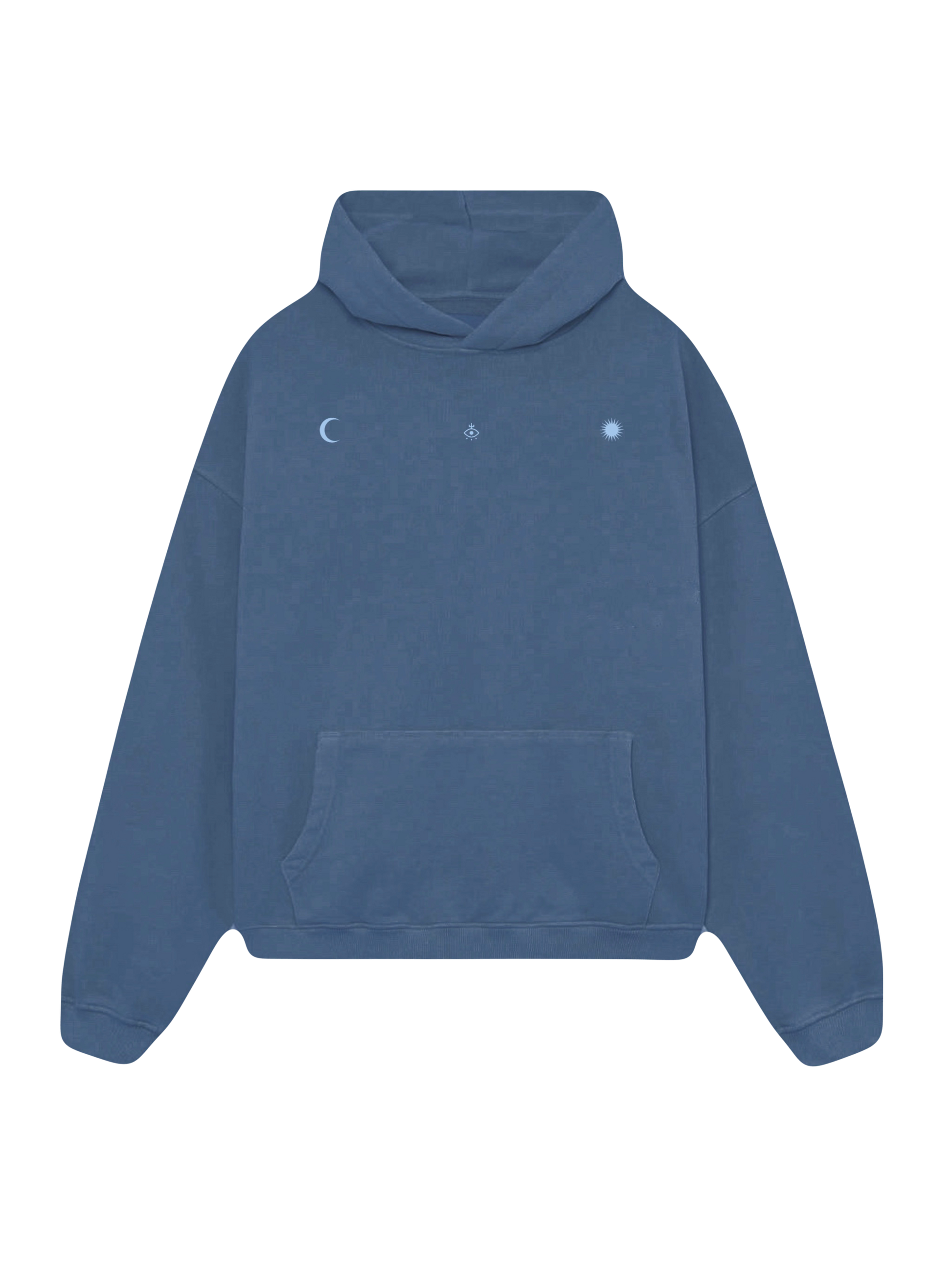 Sudadera oversize color azul marino llamada CALIFORNIA